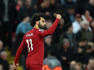 محمد صلاح (Photo by Paul ELLIS / AFP)