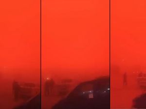 Red dust covers Libya, is it linked with storm Daniel?