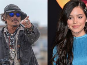 Johnny Depp and Jenna Ortega
