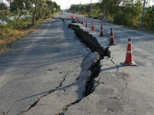 Shutterstock during an earthquake