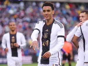 جمال موسيالا (Photo by ALEX GRIMM / GETTY IMAGES NORTH AMERICA / Getty Images via AFP)