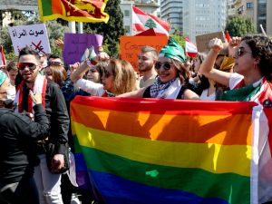 LGBTQ+ protesters