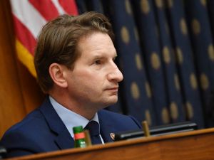 House Democrat Dean Phillips launches primary challenge against President Biden. (Kevin Dietsch/ AFP)