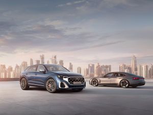 التقدم مصدر اندفاعنا :عرض سيارة Audi Q8 الجديدة للمرة الأولى عالمياً في معرض جنيف الدولي للسيارات في قطر مع الظهور الأول لسيارة العرض الخاصة بمشروع سباق الفورمولا 1