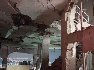 قصف مسجد في مخيم جنين