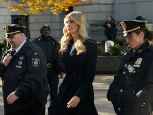 Ivanka Trump took the stand after Donald Trump’s testimony Wednesday morning. (Timothy A. Clary/ AFP)