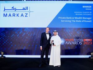 Markaz Named “Best Wealth Manager in Kuwait” by WealthBriefing MENA Awards