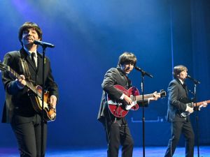 The last "new" Beatles song, "Now and Then," was released on Thursday. (Dave Kotinsky/ AFP)