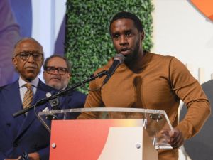 "Diddy" Combs speaks during the Congressional Black Caucus Foundation Annual Legislative Conference National Town Hall. (Jemal Countess/ AFP)
