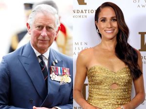 King Charles Wrote Letters to Meghan Markle About Skin Color Comments After Oprah Winfrey Interview. (Max Mumby/ Kevin Mazur/ Getty Images)