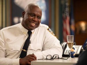 Andre Braugher as Raymond Holt in Brooklyn Nine-Nine. Braugher has died after a brief illness on December 11th. (John P. Fleenor/NBC)