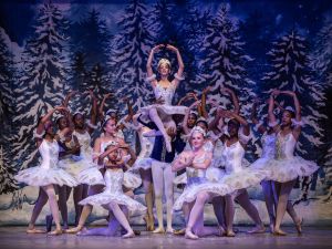 Members of the Dance Centre Kenya (DCK) perform during the production of the 'Nutcracker', a classical ballet traditionally performed in the Christmas period, at the Kenya National Theatre in Nairobi. (Photo by LUIS TATO / AFP) ballet