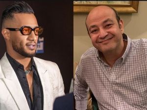 محمد رمضان و عمرو أديب