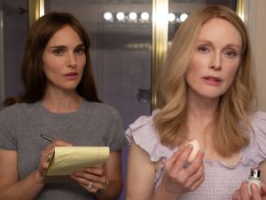 Natalie Portman emulates Julianne Moore in Todd Haynes' delirious melodrama 'May December'. (May December/ Netflix)