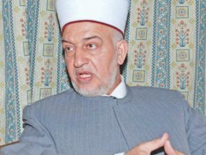 وزير الأوقاف وخطيب المسجد الأقصى السابق، الشيخ يوسف سلامة