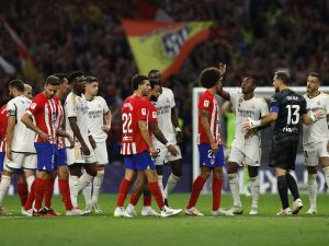 ريال مدريد يلاقي أتلتيكو في الافتتاح (Photo by OSCAR DEL POZO / AFP)