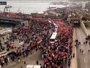 مسيرات شعبية حاشدة - اسطنبول اليوم