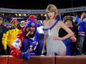 AI pictures abuse of Taylor Swift sparks outrage and support from fans and celebrities. (Timothy T Ludwig/ AFP)