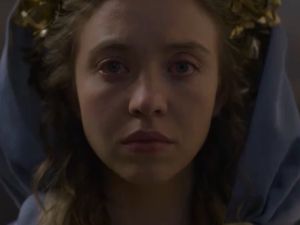 Euphoria star Sydney Sweeney is a nun uncovering dark secrets in first trailer for horror movie Immaculate. (Neon)