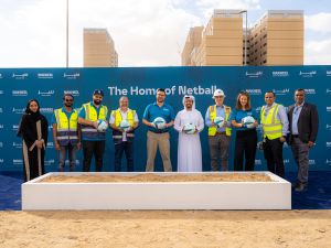 Nakheel community management breaks ground  for six netball courts in Jumeirah Village Circle