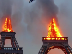 (Image Credits: OpenArt / AI) Eiffel Tower