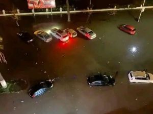 فيضانات في اللاذقية - الصورة عن الفيس بوك