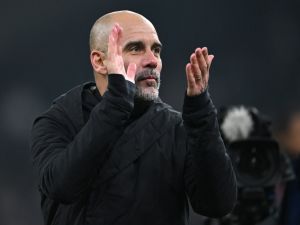 بيب غوارديولا مدرب مانشستر سيتي (Photo by Jonathan NACKSTRAND / AFP)