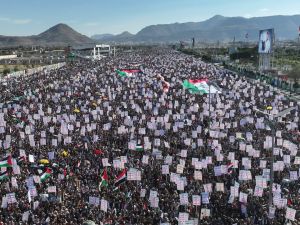 مسيرة مليونية في اليمن دعما لأهل غزة