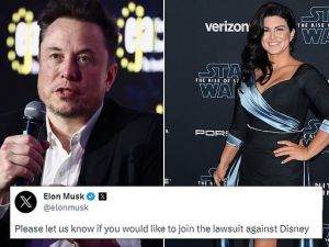 Elon Musk backs Gina Carano’s disney lawsuit over ‘Mandalorian’ exit. (X)