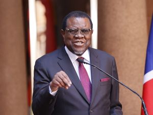 Namibian President Hage Geingob