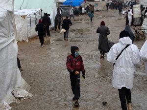 (Photo by Mohammed ABED / AFP) Rafah