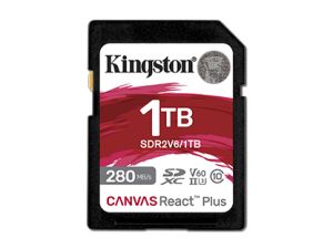 Kingston Digital Introduces New Canvas React Plus V60 SD Card