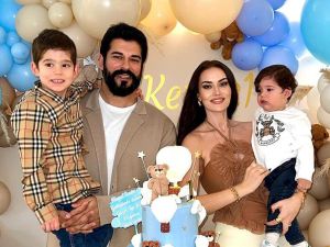 Turkish stars Burak Özçivit and his wife Fahriye Afcan