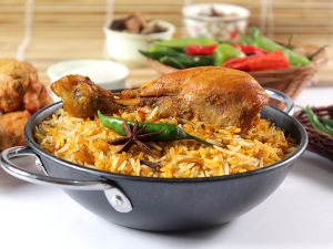 Biryani meal. (Shutterstock) Biryani meal