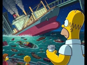 Did The Simpsons predict the Baltimore bridge collapse?