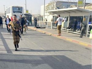 عملية طعن في محطة الحافلات المركزية بمدينة بئر السبع.