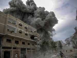 انفجار في قطاع غزة