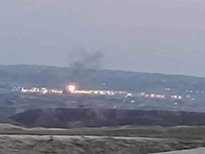 صورة هجوم على حقل كورمور للغاز في كردستان العراق