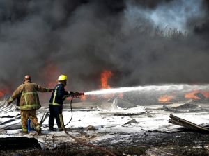 Lebanon TV fire