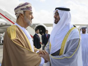 Sultan Haitham and Sheikh MBZ