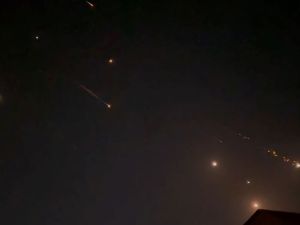 هجوم صاروخي ايراني على اسرائيل