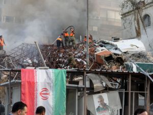 قصف قنصلية إيران في دمشق ,الذي أسفر عن مقتل 7 أفراد من الحرس الثوري 
