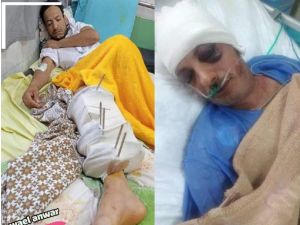المصريان تكسرا بعد تلفهما السيدة - صورة عن مواقع التواصل