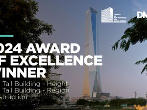 DMCC RECEIVES LEADING INDUSTRY AWARDS OF EXCELLENCE FOR UPTOWN TOWER