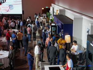 Crowds at LG Life's Good event Qatar