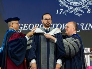H.E. Mohammad Al Gergawi Awarded Honorary Doctorate at Georgetown University