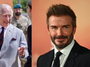 David Beckham King Charles