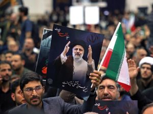 من مراسم تشييع الرئيس الإيراني إبراهيم رئيسي