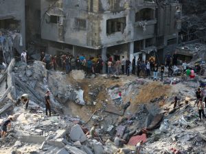 انتشال جثث مئات الشهداء في جباليا