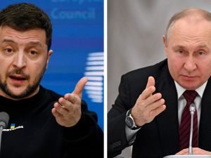 Putin,  Zelensky